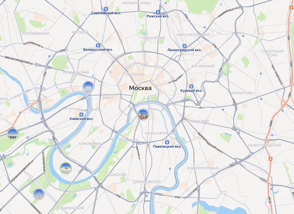 Карта офиса